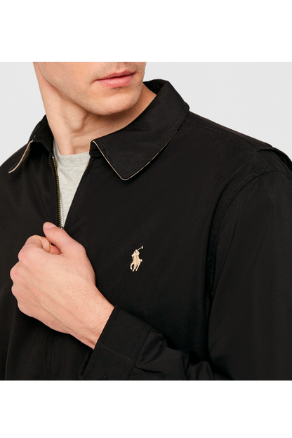 Chaqueta bomber negra