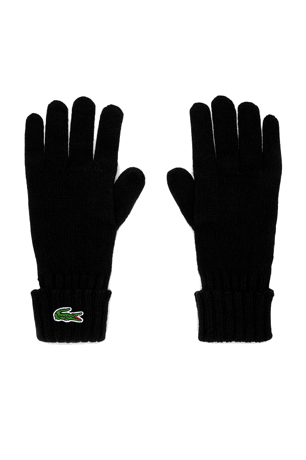 Guantes de lana negros