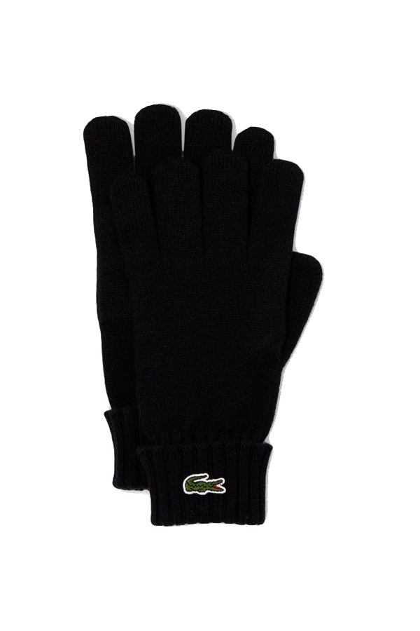 Guantes de lana negros