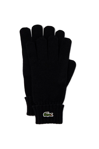 Guantes de lana negros