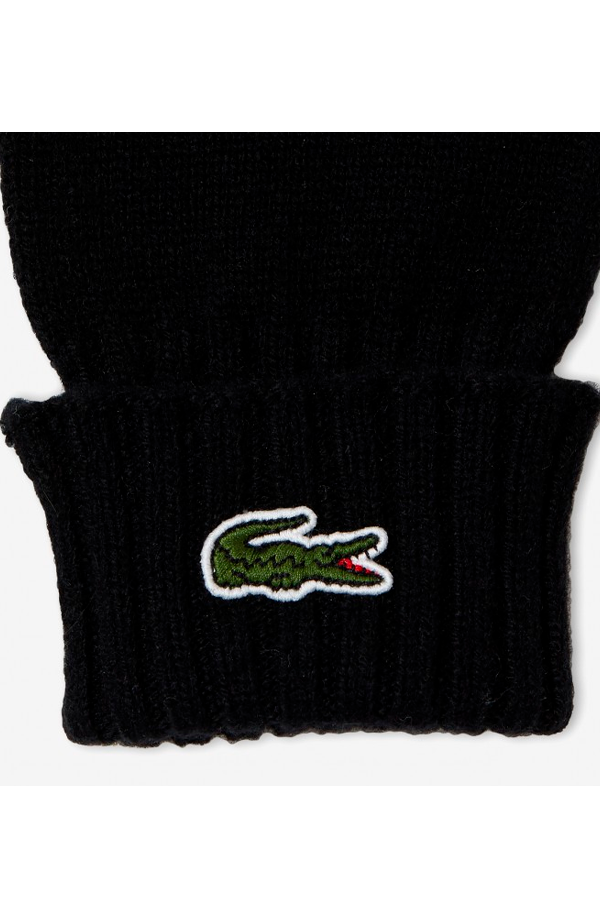 Guantes de lana negros