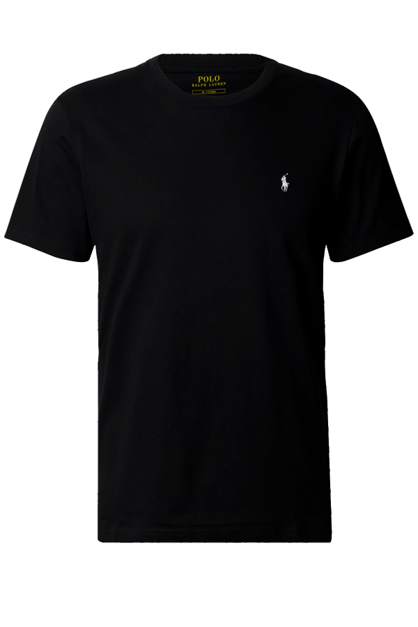 Polera cuello redondo negra