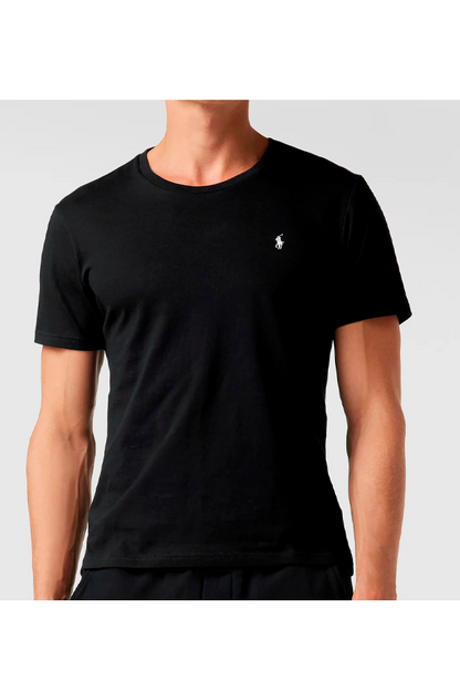 Polera cuello redondo negra