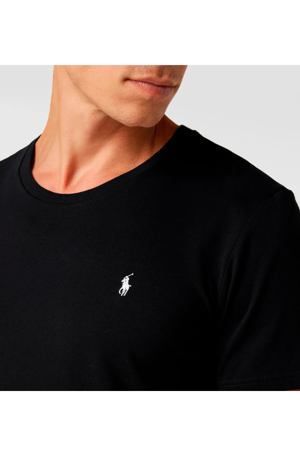 Polera cuello redondo negra