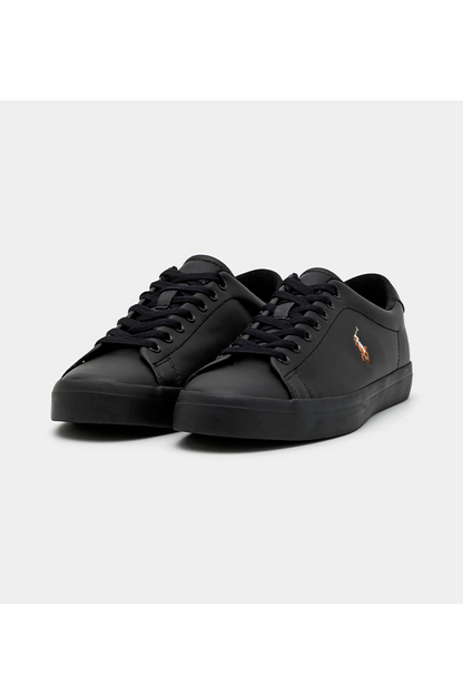 Zapatillas de cuero clásicas negras