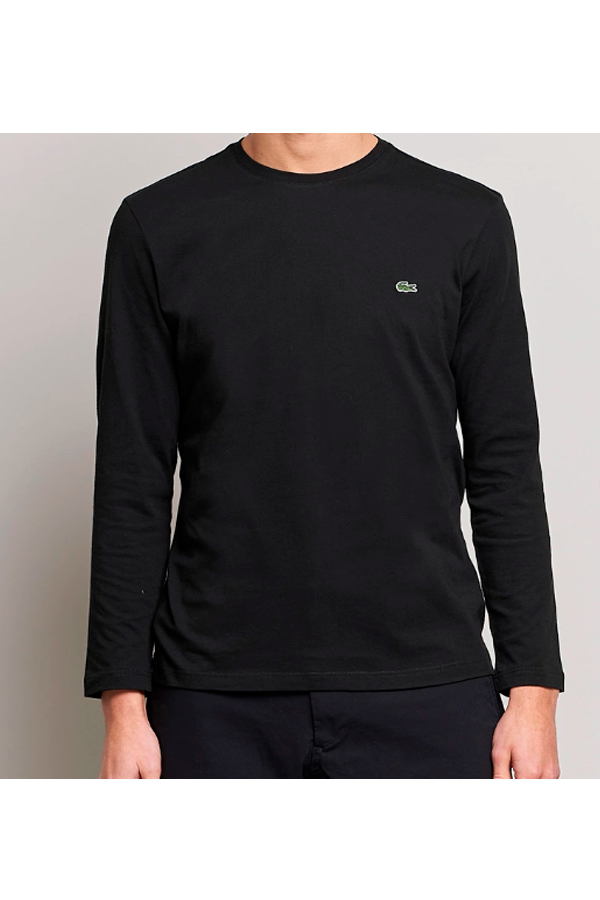 Polera manga larga básica negra
