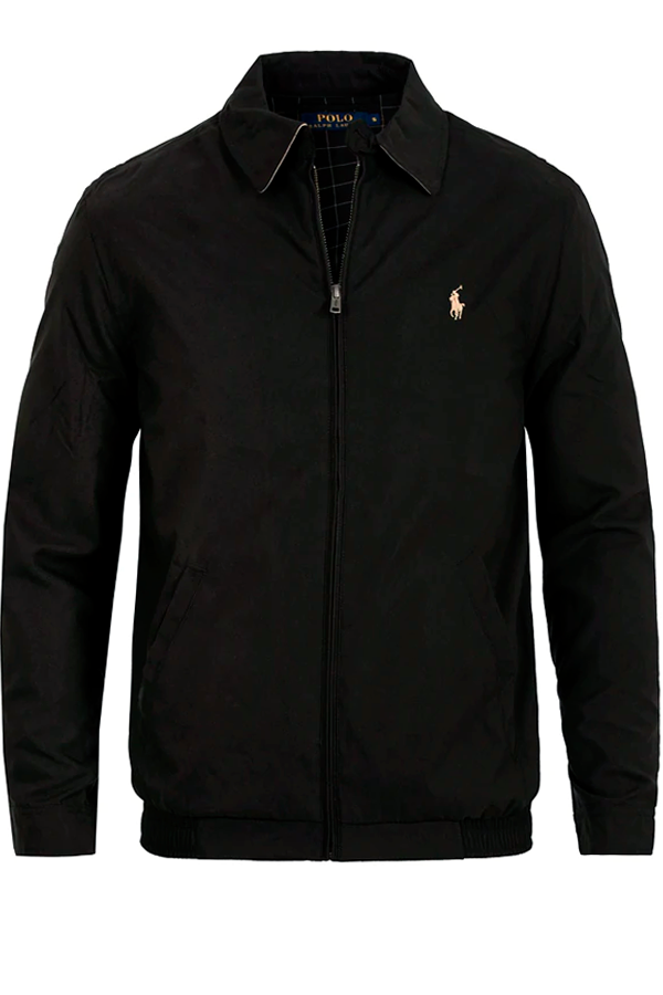 Chaqueta bomber negra