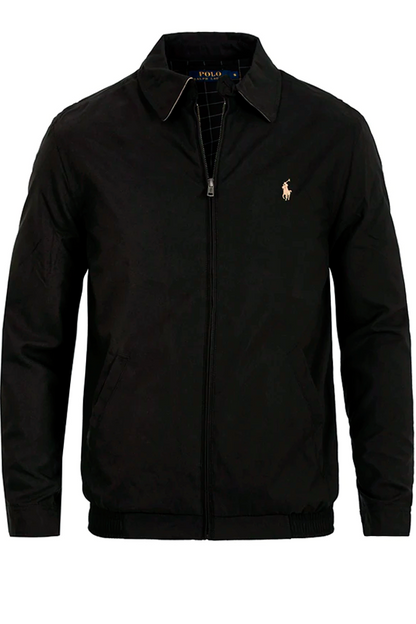 Chaqueta bomber negra