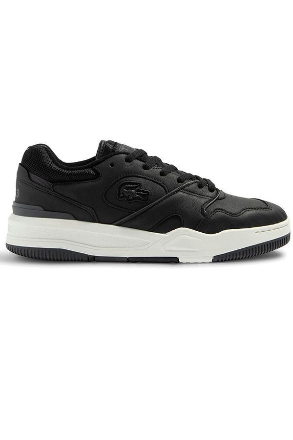 Zapatillas de cuero deportivas negras