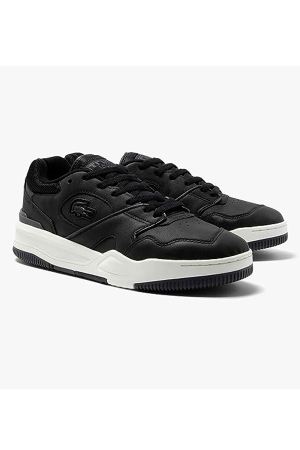 Zapatillas de cuero deportivas negras