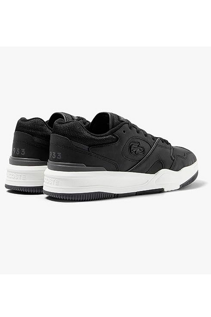 Zapatillas de cuero deportivas negras