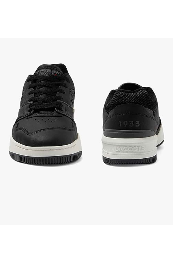 Zapatillas de cuero deportivas negras