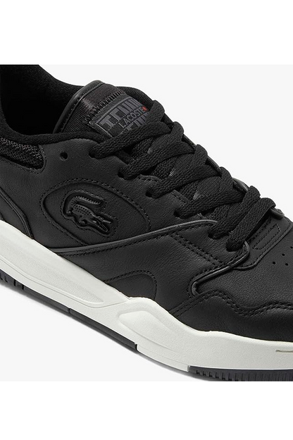 Zapatillas de cuero deportivas negras