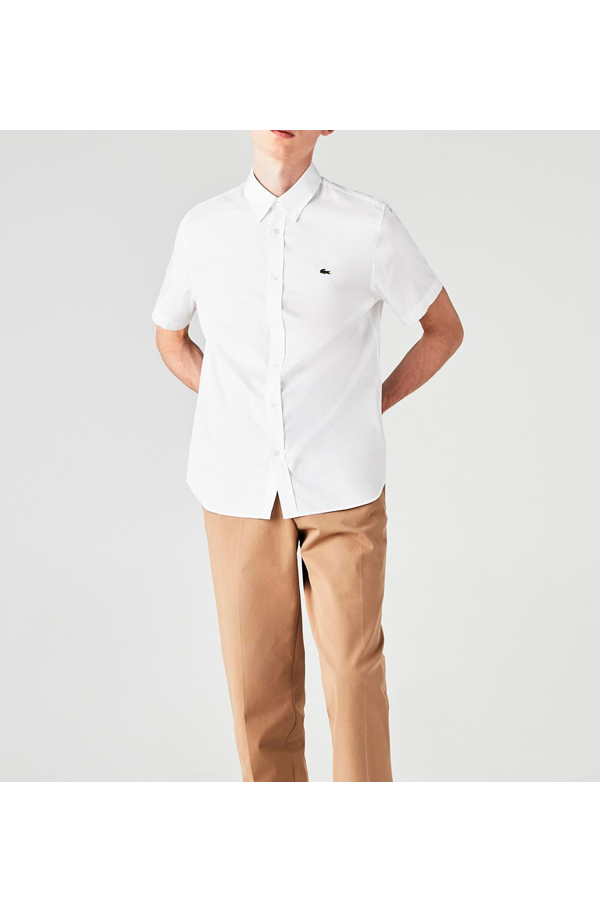 Camisa manga corta blanca