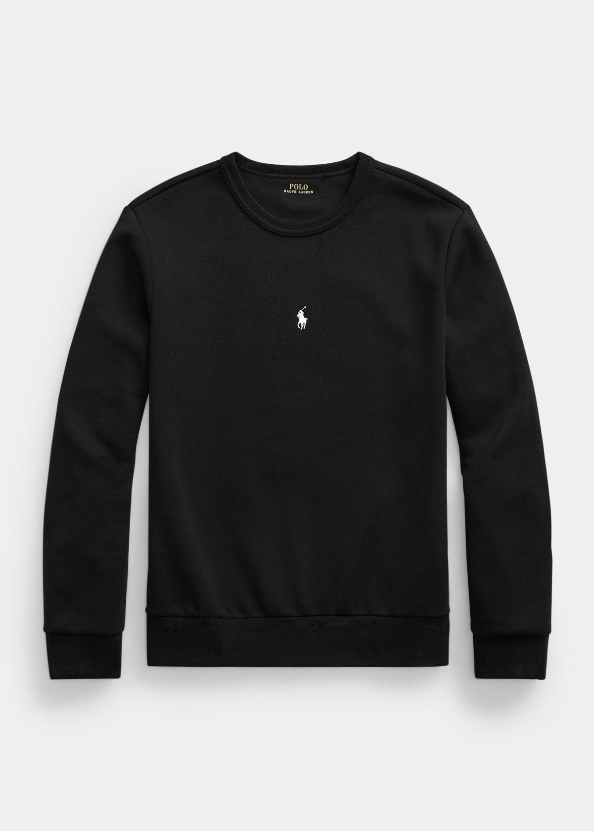 Polerón cuello redondo negro