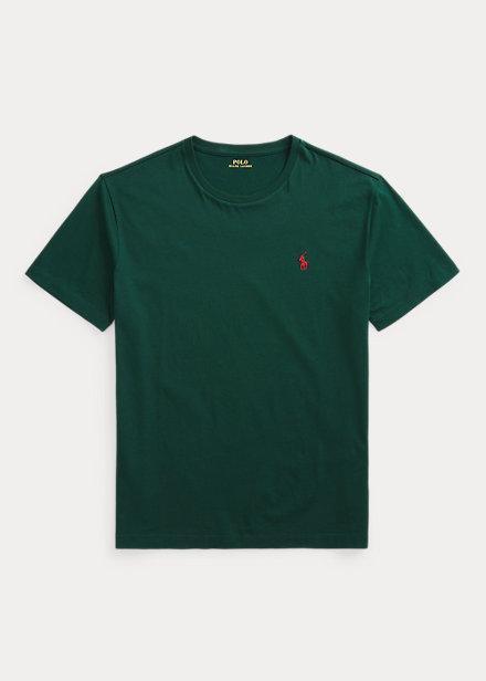 Polera de algodón verde petróleo