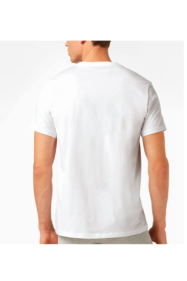 Polera cuello redondo blanca
